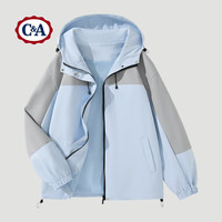C&A冲锋外套女2025春季防泼水派克服户外登山服 米白 M
