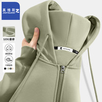 真维斯（JEANSWEST Z+）新款卫衣男女生中性风潮牌纯色简约休闲长袖重磅宽松复古连帽开衫