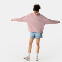 Gap女装2025春季logo连帽卫衣oversize基础款休闲上衣761956 粉色 M (165/84A)亚洲尺码