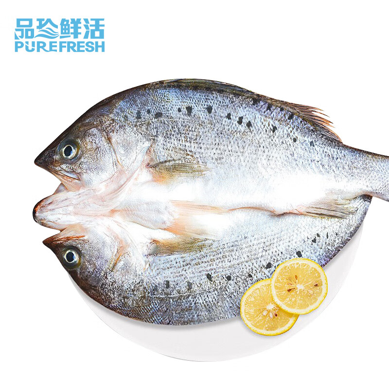 品珍鲜活年货三去海鲈鱼净重400-450g（去鳞去鳃去内脏）生鲜鱼类 400-450g*3条装
