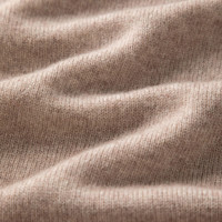 晚白【100%羊毛】宽松显瘦毛衣女2024冬款时尚高级感洋气针织打底衫 浅驼色 M