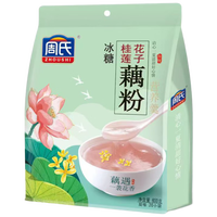 周氏 冰糖桂花莲子藕粉营养羹 早餐速溶代餐冲泡速食 独立小袋装600g