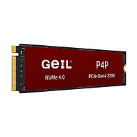 金邦 GeIL P4P 1TB SSD固态PCIE 4.0硬盘接口笔记本NVME协议M.2