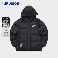 FILA FUSION斐乐潮牌冬季羽绒服男士保暖舒适休闲外套棉服男上衣