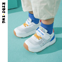 kids.ing【开学季】儿童运动鞋男童春季女童轻便休闲跑步童鞋 白蓝 29 适合脚长16.7-17.4cm 29码 适合脚长16.7-17.4cm