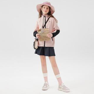 中性款男女童针织外套秋冬季加绒外套舒适保暖运动外套