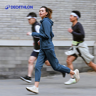 迪卡侬（DECATHLON）跑步裤休闲户外运动长裤5206368 黑 165/76A/M