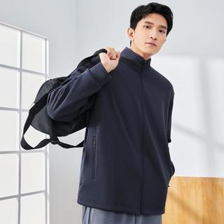 【舒暖绒】保暖外套24秋季男立领拉链开衫加厚针织运动卫衣