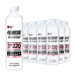 依能 电解质水 白桃味 运动饮料  600ml*12膜包装