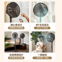 美的 幸运草安睡风扇1C落地扇家用电风扇轻音卧室2025一级节能