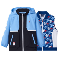 【两件套】男小童（105-130）无袖马甲外套男童宽松上衣