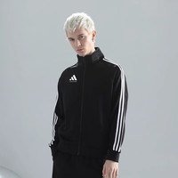 阿迪达斯 (adidas)男子经典三条纹休闲舒适运动防风拼接百搭休闲潮流宽松夹克外套 TR30JT-BW 蛇年/晒图退5 XS