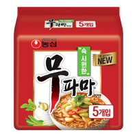 NONGSHIM农心韩国辛拉面方便面泡面汤面袋面速食韩式多口味 辣味汤面4连包