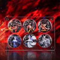 《哪吒之魔童闹海》系列周边 帆布袋 钥匙扣 造型桶 爆米花桶 哪吒三界往事 哪吒周边 【哪吒之魔童闹海】人物台词系列马口铁徽章盲袋