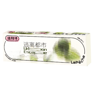 LaPeche拉拜诗逃离都市系列高透氧硅水凝胶透明隐形眼镜日抛30片装 350度