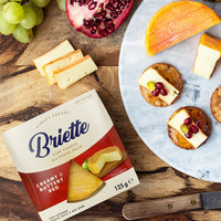 布吕埃特 Briette 德国 红纹奶酪 125g 冷藏 软质 天然原制奶酪 烘焙原料