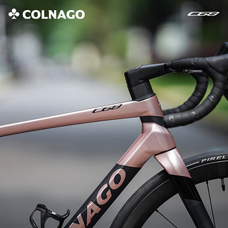 COLNAGO梅花C68公路车 意大利原产碳纤维碟刹 UT8170电子无线电变自行车 整车-HRRG 玫瑰金 550