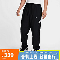 NIKE 耐克 秋男梭织长裤 FZ0251-010 黑色 2XL