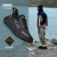 HOKA ONE ONE 男女款冬季挑战者7户外防水徒步鞋CHALLENGER 7 GTX 黑色/黑