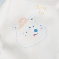 0-6个月宝宝连体衣四季纯棉婴儿衣服家居内衣蝴蝶哈衣2件装