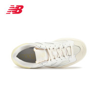 NEW BALANCE NB官方男鞋女鞋春季简约百搭透气增高麦昆厚底板鞋CT302OF 白色 38 /235mm
