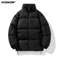 viishow麂皮绒棉衣男士冬季新款加厚外套羽绒棉服冬装防寒面包服