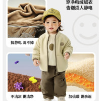 迷你巴拉 春秋新款抗静电外套保暖上衣