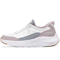 闪穿鞋Skechers斯凯奇悠步鞋|男女同款2025春透气休闲运动鞋 男款-白色/黑色/WBK 45.5