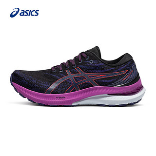 ASICS 亚瑟士 女鞋稳定支撑跑鞋舒适透气运动鞋耐磨跑步鞋 GEL-KAYANO 29 黑色/红色宽楦(D) 38