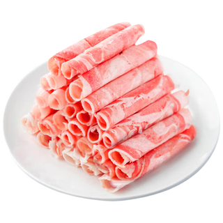 潮夫道原切0添加羔羊羊肉卷400g羊肉片羊排肉卷生鲜涮肉火锅食材 羔羊肉卷400g
