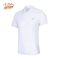 奥索卡 OZARK GEAR户外功能POLO衫男女同款2024夏季吸湿透气舒适短袖359549 白-351 S/165