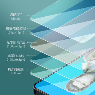 蓝猩适用OPPOreno13钢化膜Reno13手机膜保护贴膜高清防摔全包镜头全屏覆盖oppo抗指纹不顶壳防爆玻璃秒解锁