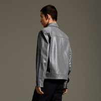 GXG男装 舒适绵羊皮皮衣外套 GEX11214383 灰色 L 175/L