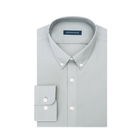 十如仕衬衫男长袖春秋 纯棉商务免烫衬衣 SS01-01