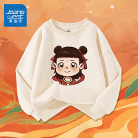 真维斯童装 JEANSWEST JNR 童装男童卫衣春秋款 杏/小吒儿 110(哪吒爆款)