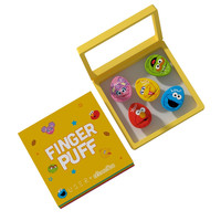 88VIP：USER 包邮USER手指粉扑套组5只装底妆干湿两用不易吃粉