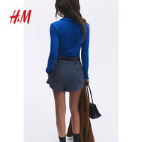 HM2025春季女装汗布Polo衫1272997 白色 170/116