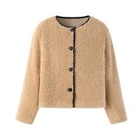 网易严选小香风摇粒绒外套女2024秋季优雅高级感短外套百搭马夹