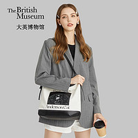 88VIP：大英博物馆 THE BRITISH MUSEUM 大容量斜挎包帆布包托特包送女孩闺蜜生日礼物女生实用