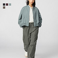 优衣库 UNIQLO 女装飞行员茄克/外套夹克25春夏新款474936