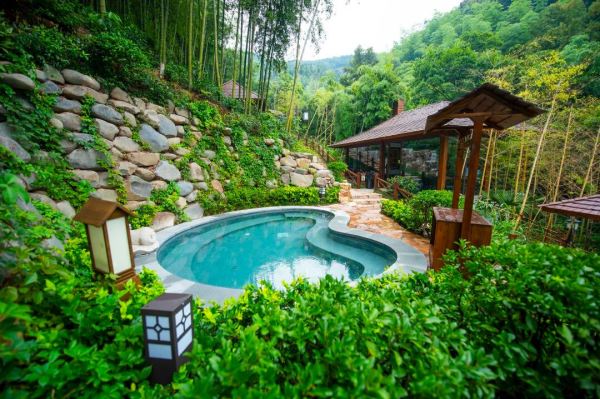 安吉涵田度假村 半山温泉双床房3天2晚(含双早+尊享温泉+minibar等)