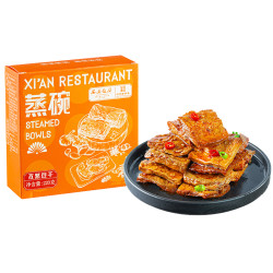 西安饭庄 孜然豆干/富贵千页蒸双菌 220g*1盒