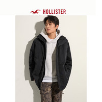 HOLLISTER24春秋款多色宽松连帽工装夹克外套男装KI332-4114