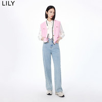 丽丽LILY2023秋新款女装多巴胺穿搭小香风别致排扣撞色马夹针织开衫女 122