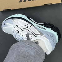 美津浓(MIZUNO)运动鞋男鞋25春季新款HALO MIX 山系户外复古休闲鞋缓震跑步跑 14-云上澳白 37 (235mm)
