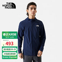 THE NORTH FACE 北面 24春夏皮肤衣男款户外防风夹克UPF50+防晒衣8AUR 8K2 L