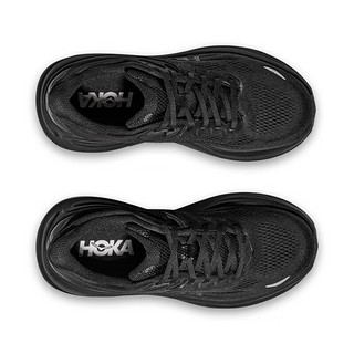 HOKA ONE ONE女款邦代9公路跑步鞋BONDI 9轻盈舒适缓震 BBLC-黑色 （US5.5  36 2/3） 36.5