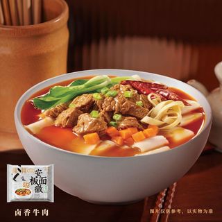 今麦郎板面安徽卤香泡面牛肉面宽面袋装油炸整箱方便面速食