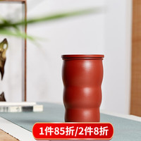 KOKOLLY 苛艺 紫砂杯 手工宜兴大红袍泡茶杯 原矿紫砂茶具杯 350ml 紫色