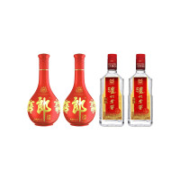 泸州老窖 特曲 52%vol 500ml*2+郎酒 红花郎十 53%Vol 500ml*2